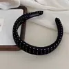 Diadema Versátil de Lunares Estilo Coreano para Mujer, Diadema Antideslizante de Corona Alta para Lavarse la Cara, Accesorio para el Cabello Diario