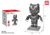 [Entrega no atacado] Blocos de montar educativos para crianças Zhiying LNO com emenda de micropartículas Brinquedo Herói da Justiça Presente
