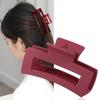 Pinza para el Cabello Cuadrada Grande de Amazon Pinza de Garra con Pintura de Goma Peineta Estilo Coreano Pinza de Tiburón para la Parte Posterior de la Cabeza Accesorios para el Cabello Venta al por Mayor