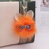 Pendente de Bolsa de Carro Coruja de Pele de Raposa Sintética 10cm Venda Quente de Exportação Fábrica de Pendentes de Bolsa Coruja Atacado