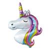 Globo Grande de Herradura de Un Cuerno Mediano Unicornio de Herradura Arcoíris Papel de Aluminio Suministros para Decoración de Sala de Bodas Fiesta de Cumpleaños