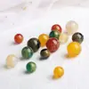 Pulseira com Contas de Vidro em Formato de Coração Amarelo, Verde, Branco, Preto e Vermelho Acessórios Contas Soltas DIY Feito à Mão Contas de Bodhi Buda Contas Espaçadoras