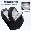 Mochila Dingdang Cat Grande Capacidade Preto Resistente ao Desgaste Resistente à Sujeira Estudantes do Ensino Médio Casual Moda Simples Mochila Leve