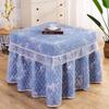 Espessa inverno Electric Heater Cover Dust-proof Cover Pano Pano Capa de aquecimento elétrico Capa simples e elegante toalha de mesa de algodão Dining Table Cover Chair