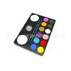 Conjunto de Pintura de 12 Cores, Montagem Multicolorida, Baixo Preço, Fácil de Colorir, Alta Saturação, Pigmento para Pintura Corporal