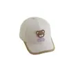 Gorra de Béisbol Personalizada para Niños Nueva Linda Oso Protección Solar Media Malla Guardería Versátil Gorra de Béisbol para Niñas Comercio Exterior
