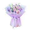 Papel de Regalo de Flor de Gradiente Nuevo Doble Línea Papel Milán Estilo Ins Papel Mate Esmerilado Venta al por Mayor Floristería Material de Papel de Regalo para Flores
