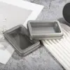 Caja de Hojalata para Ventana Impresa a 4 Colores Caja de Embalaje para Joyería y USB Tarjetero Caja de Almacenamiento para Póker Creativa Caja Cuadrada de Hojalata