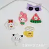 Novo Desenho Animado Sanrio Food Play Patch de Resina Capa de Celular Acessórios Acessórios de Cola de Creme Resina Diy Atacado