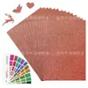 Papel Cartão com Glitter Série Vermelha, Papel com Glitter Prata, Papel com Glitter Fino que Não Solta, Papel Cartão Rígido, Papel Especial com Glitter, Papel Espessado para Envelope Vermelho