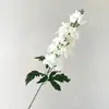 Flor de simulação flor artificial de haste única Delphinium textura leve decoração de casa adereços de fotografia buquê material de flor fresca nicho