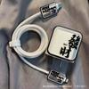 Adecuado para cargador de carga rápida Apple 18W/20W carcasa protectora cubierta protectora para cabezal de carga caja carcasa blanda patrón pintado