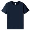 Playera de Manga Corta de Algodón Puro para Hombre Cuello Redondo Uniforme de Clase Camiseta de Marca Trendy Color Puro Publicidad Camiseta Cultural Ropa de Trabajo Logo Personalizado