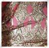 Flor Clássica Lantejoura Dourada Material Multicolor Vestido de Noiva Casamento Tecido para Roupa DIY Novo Preço por Grão Inteiro