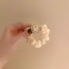 2025 Scrunchie Satinado Retro Francés Elegante Perla para Adultos Accesorio para el Cabello Simple Versátil para Cabello Fino Cuerda para el Cabello