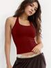 Exportación Transfronteriza Europea y Americana Ropa de Mujer Amazon Nuevo Multicolor Tops Ajustados Puro Deseo Chaleco de Mujer de Alta Gama con Forma de Y