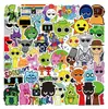 50 Pegatinas de Caja de Ritmos Sprunki Graffiti de Incredibox Pegatinas para Maleta Patineta IPAD