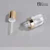 Material de embalagem 30ml frasco com líquido de essência adequado para Lin Qingxuan frasco com tampa de ombro igual frasco conta-gotas com pump frasco de líquido original frasco secundário