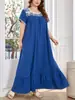 Coleção especial de liquidação: Vestidos e robes longos femininos transfronteiriços, soltos, modeladores, elegantes, plus size