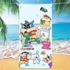 Crayon Shin-Chan ~ Toalla de baño de microfibra para adultos, natación, dibujos animados para niños, viaje, portátil, toalla de playa