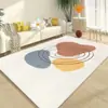 Sofá Nórdico Avanzado Moderno Lujo Ligero Hogar Sala de Estar Simple Mesa de Café Alfombrilla Cama Grande Dormitorio Alfombra Boda