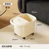 Bacia para Pedicure com Rolo para Uso Doméstico Aumentada para Cobrir a Panturrilha Conservação de Calor Bacia para Pedicure de Inverno Cuidados com a Saúde Bacia Móvel para Pedicure com Massagem
