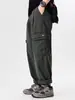 Pantalones Cargo de Moda de Verano para Hombre Estilo Japonés para Exteriores y Senderismo con Bolsillos, Diseño Retro Casual Versátiles de Pierna Recta