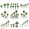 Simulação de Modelo de Mesa de Areia Árvore de Coco Mini Paisagem Micro Tropical Árvore de Paisagismo Ilha Árvore de Coco Árvore de Praia Produto Acabado Feito à Mão