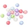 Nuevo Transfronterizo 16mm Facetado Acrílico con Cuentas Simple Colorido Cuentas Redondas Hecho a Mano DIY Pulsera Cuentas Sueltas Venta al por Mayor
