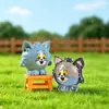 Decoração de Carro de Rato Tom e Jerry Figura Fofa Eu Amo Queijo Ornamento de Mesa Brinquedo da Moda