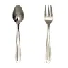 Mini Colher de Aço Inoxidável Mini Garfo Colher Doméstica Colher de Sobremesa Garfo de Bolo Colher para Iogurte Sorvete Garfo de Salada