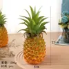 Modelo de Fruta de Simulación Piña Fruta y Verdura Pieza de Exhibición Modelo para el Hogar Decoración de Gabinete de Habitación Accesorio de Exhibición para Disparos
