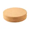 Posavasos Redondos de Corcho con Adhesivo, Cuadrados Autoadhesivos de Corcho con Adhesivo, Artesanías de Cerámica, Almohadillas Aislantes del Calor Antideslizantes
