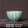 Vaso de flores de areia roxa suculenta pequeno vaso de cerâmica bonsai bacia fluxo esmalte aberto esmalte rachado esmalte porcelana verde Yixing Jingdezhen