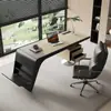 Lámpara de Escritorio Minimalista Italiana Lujo Moderno Estudio Escritorio de Escritorio para Computadora Hogar Banco de Trabajo de Cuero de Silla Escritorio de Oficina