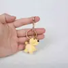Dibujo Animado Animal Lindo Oso de Peluche Colgante de Lana Colgante de Bolso Tejido para Mamá Llavero Regalo Regalo