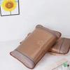 Esterilla Refrigerante de Doble Cara para Verano, Funda de Almohada de Bambú, Funda de Almohada de Ratán, Esterilla Refrigerante para Almohada de Verano, un Par de Almohadillas de Bambú Individuales y Dobles