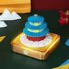 Regalos Creativos para el Día de San Valentín Chino, Souvenirs Culturales y Creativos de Boda, Bloc de Notas Estéreo 3D, Calendario de Escultura de Papel, Adornos de Escritorio