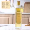 Garrafa de óleo de vidro espesso Cor Branca Cristal 500ml garrafa de azeite 250ml garrafa de óleo de camélia 750ml garrafa de óleo de noz