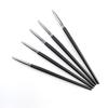 Directo de fábrica Varilla Negra de 5 mm Juego de 5 piezas cabeza suave pluma de silicona arcilla para modelar arcilla blanda bolígrafo de goma juego de bolígrafos de goma