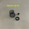 Accesorios para máquina de dobladillo 335: soporte de barra de aguja, pinza de hilo, palanca de resorte de altura uniforme, llave de aguja inversa, barra de dientes, base del tubo de arrastre