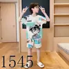 Pijama de Hilo de Seda Helada para Niños de Suegros Verano Infantil Delgado Aire Acondicionado Niños Grandes Manga Corta Ropa de Casa Traje