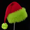 1 peça, Chapéu de Papai Noel Chapéu de Natal unissex chapéu de Papai Noel peludo com forro confortável aba de pelúcia, adequado para mulheres e homens