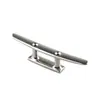 Grillete integrado Acero inoxidable 316 Grillete de ojo de carnero Tipo de placa base Bolardo Poste de amarre poste de amarre Poste de grillete de cuerda