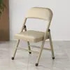 Cadeira simples com encosto de banquinho cadeira dobrável para casa cadeira de computador portátil cadeira para treinamento e conferência cadeira de jantar cadeira de escritório para dormitório