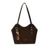 Bolso de mano transfronterizo para mujer, nueva colección de otoño 2026, bolso de hombro Melard retro súper moderno para el día a día, bolso tote de gran capacidad