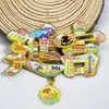[Serie Metálica de Jilin] Imanes de Nevera de Aleación de Zinc Culturales y Creativos de la Ciudad, Regalos Turísticos Populares de Changchun y Yanji, Disponible para Dropshipping