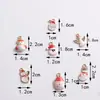 Serie de Lindos Accesorios de Joyería Navideña Colgante de Aleación Material Creativo para Manualidades Accesorios para el Cabello Pulsera Collar Pendientes Colgante