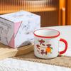 Presente de Aniversário Caneca de Cerâmica Conjunto de Canecas de Aniversário Caneca Desenho Animado Lembrança Caneca de Aniversário Infantil Caixa de Presente