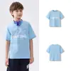 Balabala Ropa Infantil Niños Camisetas de Manga Corta Niñas Verano 2025 Nuevos Tops Ropa de Bebé de Secado Rápido